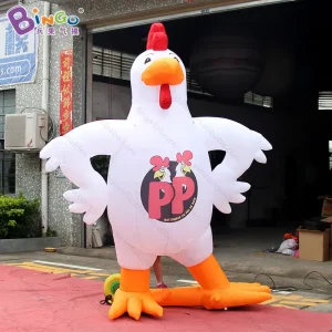 Blow up Animal Mascot Costume Custom Inflatable Rooster Cartoon Model Advertising Giant Inflatable Chicken for Event Decoration