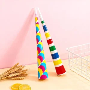 Blowing Dragon Cheer Toys Holiday Party Supplies Children Paper Conical Horn Whistle Birthday Trumpet China Cross border