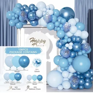 Blue Balloon Arch Kit Decorations Balloon Garland Arch Kit for Birthday Wedding Graduation Anniversary Party