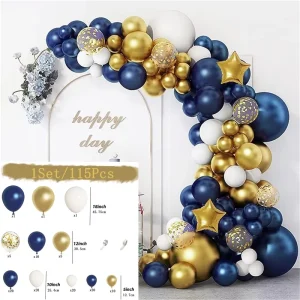 Blue Series Balloon Set Birthday Confession Party Scene Layout Arch Decoration Balloon Arch