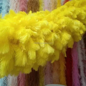 Boa Feathers 3.5 Meters Thick Dyed Ostrich Feather Boa Garland Carnival Christmas Dance Show Party Performance