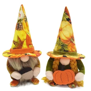 Boheng Handmade Holiday Pumpkin Acorn Dwarf Gonk Harvest Festival Fall Decor Thanksgiving Day Autumn Gnomes Plush
