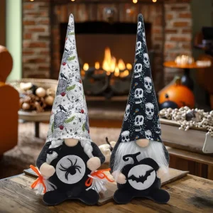Boheng Handmade Plush Gonk Santa Home Table Ornaments Farmhouse Decor Halloween Day Party Gifts Gnomes