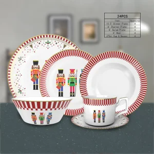 Bone China Dinner Plate Sets 24 16 20 Piece Dining Ceramic Dinnerware Sets Banquet Tableware Sets With Packing Wedding