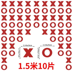 Border Heart XO Wreath Letter Banner for Valentine’s Day Paper Wedding Birthday Celebrations Party Decorations