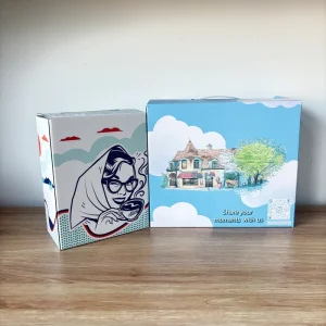 Brand Custom Logo Printed Corrugated subscription coffee box for Coffee Shop Holiday Coffee Dessert Gift Packaging