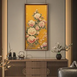 Brass Still Life Paintings Metal Handicraft Hanging Movable for Home Wall Decoration with New Chinese Style Handmade Custom Size