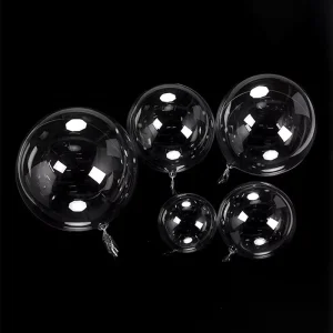 Bubble Balloon PVC Stretchable for Wedding Party Halloween Christmas Transparent Round Bobo Balloon