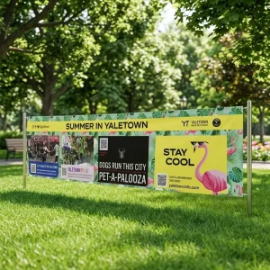 Bulk Advertising Banner Printing Custom PVC Vinyl Sign for Promotion