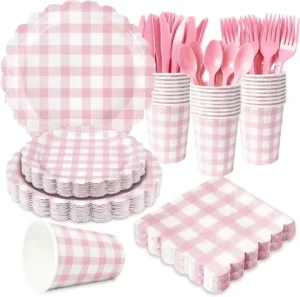 Bulk Disposable Paper Plates Set for Dessert Parties Eco Friendly Cartoon Design