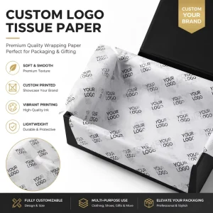Bulk Resin Coated Single Side Tissue Paper 17gsm for Candle Packaging Gift Box Stuffing E commerce Shipping Protection