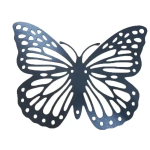 Butterfly Art Deco Black Metal Handicraft Hanging Wall Decor Living Room Wall Mounted Iron Art Decoration