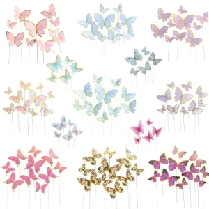 Butterfly Cake Decoration Cake Accessories Happy Mother Day Cake Topper Party Supplies
