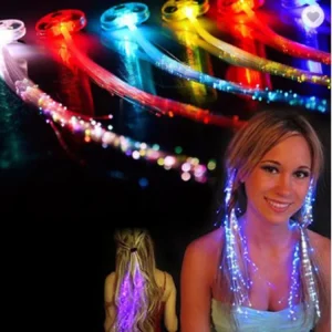 Butterfly Flashing LED Rave Hair Clip with Security Feature Durable Battery Powered for Birthday & Wedding Parties
