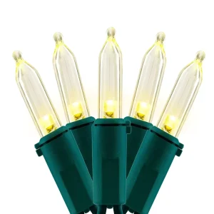 C3 Smooth LED String Light Mini Warm White Waterproof Outdoor Indoor Christmas Holiday Decoration for Certified IP44 Easy