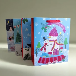 CS56 Christmas Gift Bag Santa Claus Handbag Gift Bag Exquisite Christmas Paper Bag