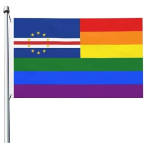 Cape Verde Outdoor Festival Hanging Accessory 3x5ft Flag National Identity All Season Indoor Outdoor Hanging Flag