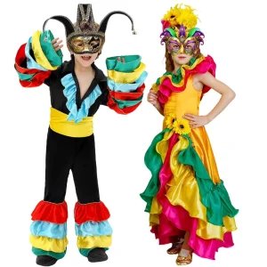 Carnival Children’s Ballroom Dresses Performance Costumes Ethnic Style Cosplay Costumes Party Stage Performance Outfit