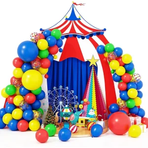 New Design Carnival Party Balloon Set Latex Balloons Multi Color for Birthday Decoration Custom Logo Printing