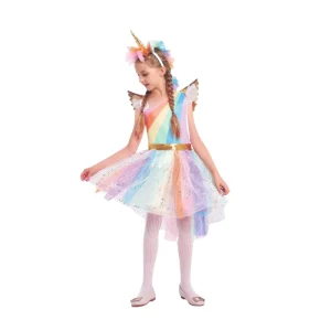Carnival Cosplay Baby Birthday Dresses Christmas Wedding Princess Dresses Halloween Fancy Unicorn Dress Costumes