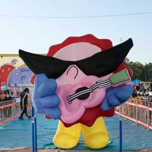 Carnival Entertainment Venue Rock Sun Inflatable Structure