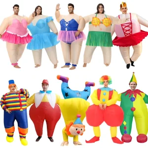Carnival Inflatable Costume Christmas Party Air Blow up Costume for Adult