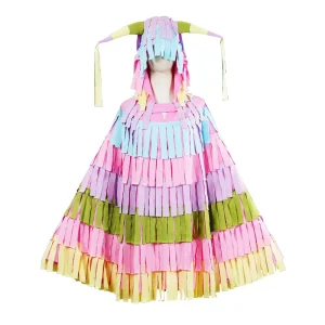 Carnival Mexican Ribbon Festival Role playing Stage Costumes Performance Cloaks for Adult