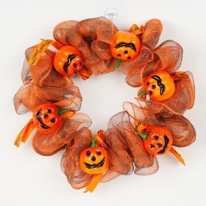 Carnival Ornament for Front Door Decoration With Pumpkin Decoration Halloween Ornament Decorations