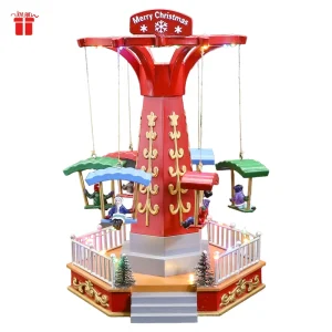Carnival Paradrop LED Light Christmas Decorations Plastic Parachutes for Festive Holiday Decor