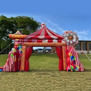 Carnival Party Inflatable Circus Arch Blow up Archway Entrance for Animal Circus Stage Show