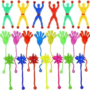 Carnival Party Stick-On Plastic Meteor Hammer Nostalgic Small Toy Spider-Man Clap Treasure Box Suit Novelty Style Eco-friendly