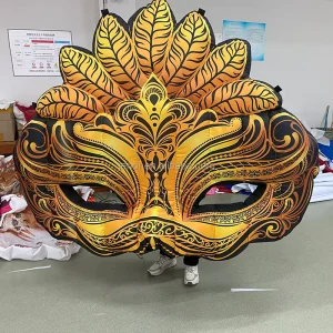 Carnival Stage Decoration Inflatable Mask Balloon for Party