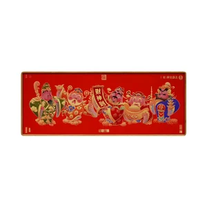Cartoon Chinese God Wealth Brass Ornament High Temperature Coloring Factory Direct Auspicious Grand Opening Home Decoration