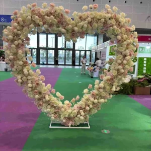 Celebration Party Supplies Artificial Love Flower Arch Handmade Wedding Decorations