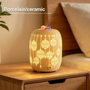 Ceramic Lamp Nordic Aromatic Perfume Electric Heating Wax Melter Spa Mood Lighting Home Decor Pack 100%