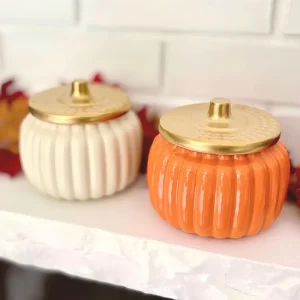 Ceramic Pumpkin Candlejar Home Decor Home Fragrance Halloween