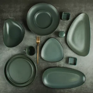 Ceramic Set Assiettes Porcelana Dishes & Plates Ceramic Dinner Set Custom Logo Porcelain Dinnerware Set Crockery Restaurant Used