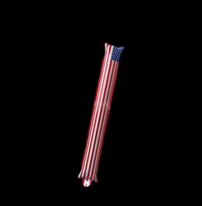 Cheer Stick Balloon 10.5*62cm Vivid Printed Flag Patterns Independence Day Themed Inflatable Balloons for Party Gift