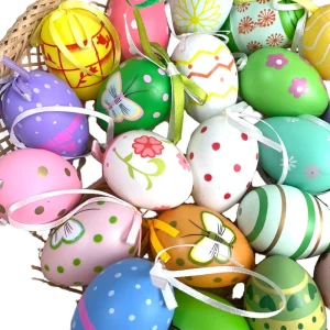 Children’s Easter Eggs Secure Stock Plastic Printing for the Holidays
