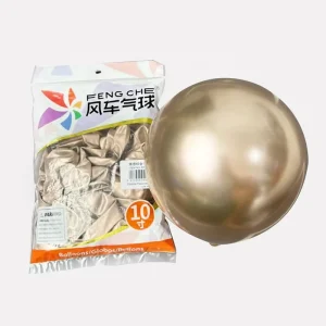 China 10inch Chrome Metallic Latex Air Balloons Wedding Favors Decoration & Supplies Manufacturers for Wedding Event
