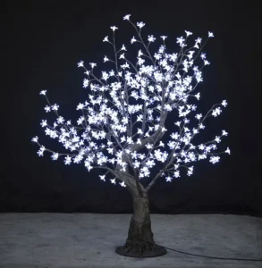 China suppliers outdoor artificial christmas led sakura tree light