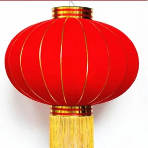 Chinese Big Red Fabric Lantern for Spring Festival