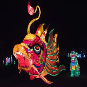 Chinese Holidays and Festivals Carnival for Show the Leaping Dragon Millennium Lantern