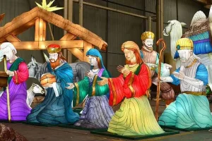 Chinese Lantern Factory Custom Christianity Jesus Theme Lantern Festival for Decoration