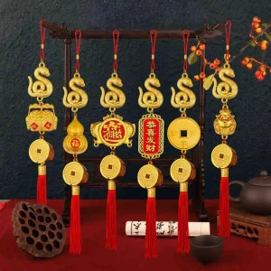 Chinese Lunar New Year Decorations Chinese Zodiac Snake Pendant Hanging Mascot Spring Festival Hanging Ornaments