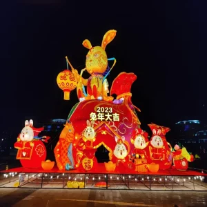 Chinese Mid Autumn Outdoor Festival Lanterns for Theme Park Ramadan Lantern Decoration Manufactured Factory for Graduation