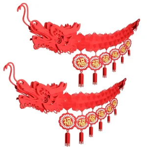 Chinese New Year 3d Dragon Decorations Spring Festival Decor Dragon Ceiling Ornaments Lunar New Year Hanging Decorations
