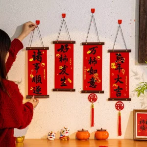 Chinese New Year Wall Hanging Decoration Happy New Year Gift Spring Festival Ornament