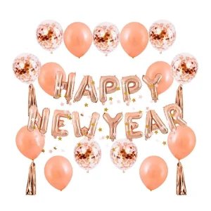 Chinese New Year’s Eve Party Decoration Favors Supplies Product Balloon Banner Gift Set Happy New Year Ballon Suit