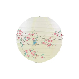 Chinese Outdoor Hanging Paper Lanterns Colorful Round Lanterns for Mid Autumn Festival Wedding New Year Decor